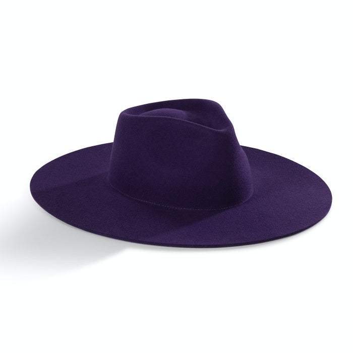 The Society Poppin Purple. Purple wool hat. Purple wool fedora hat. Fedora hat. Unique hat. Timeless hat. Hat store in Amsterdam. Hoed Amsterdam. Hoedenwinkel in Amsterdam. Fedora Hats. Fedora Hoed. Fedora hoeden. Statement Hoed. Purple Statement Hat. Paarse Statement Hoed.