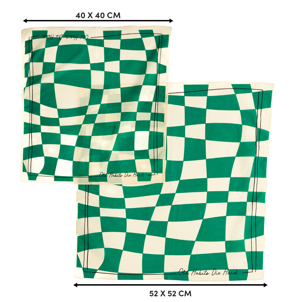 Cotton Bandana - Funky Green