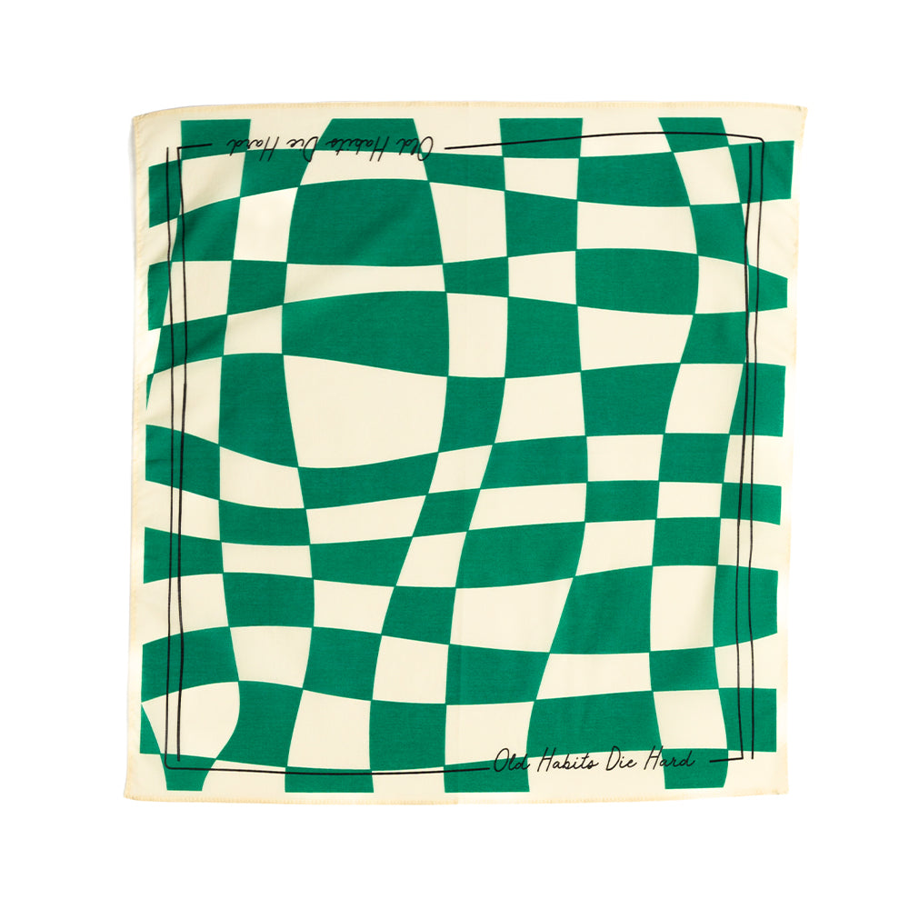 Cotton Bandana - Funky Green