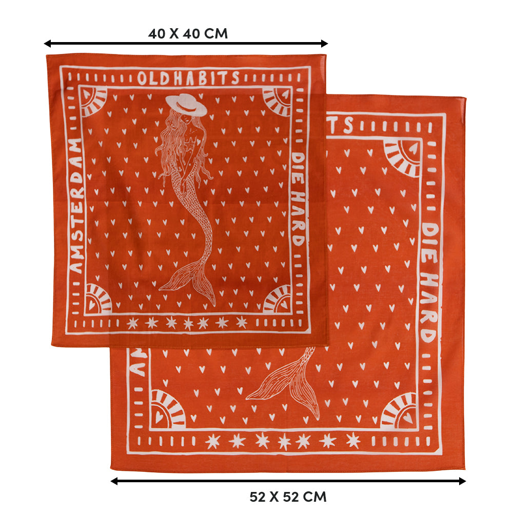 Cotton Bandana - Little Mermaid