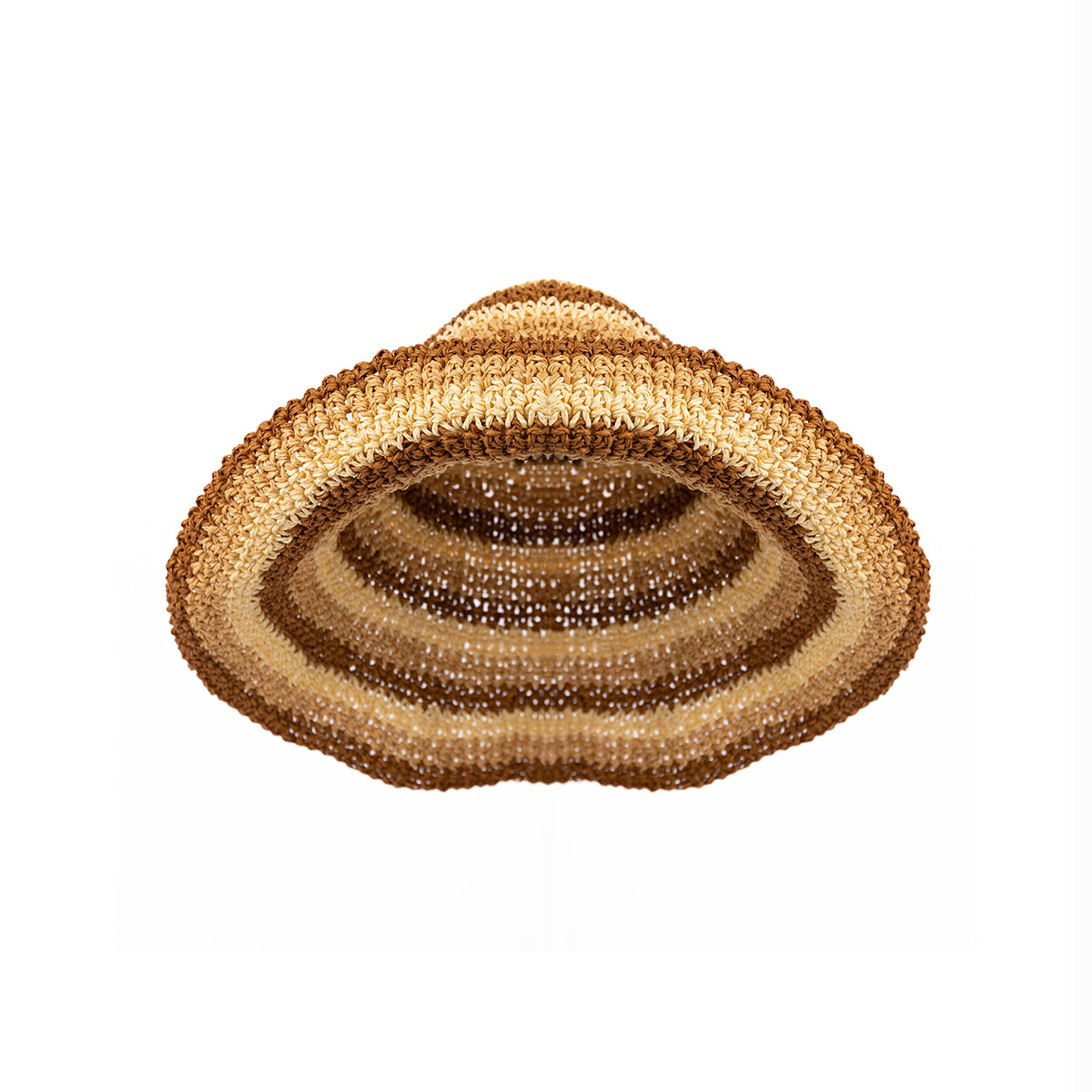 The Raffia Bucket Brown