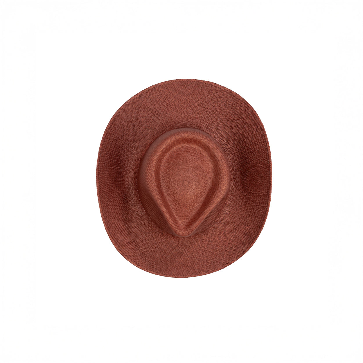 The Straw Iconic Glowy Bronze cowboy hat in rich bronze color, summer straw hat with wide brim. Designed by Old Habits Die Hard, an Amsterdam Based hatwear brand.
