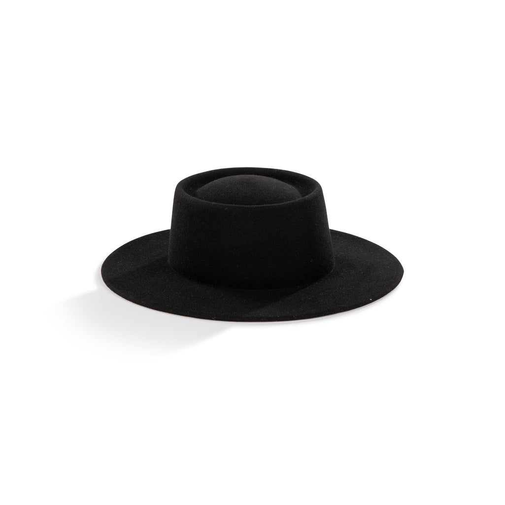 The Bullfighter Black Pearl Hat. The Bullfighter Black Pearl Black Hat. Unique Hat. Statement Hat. Stylish Hat.