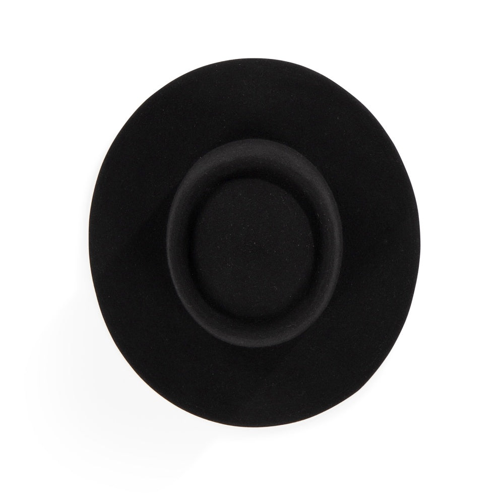 The Bullfighter Black Pearl Hat. The Bullfighter Black Pearl Black Hat. Unique Hat. Statement Hat. Stylish Hat.