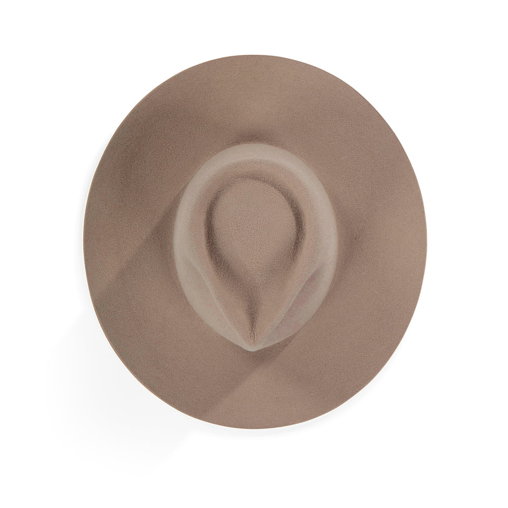 The Iconic Dizzle Desert. Beige fedora hat. Fedora Hat. Premium Quality Hat. Neutral hats. Timeless hat. Premium quality hats. Neutral hats. Beige hat.