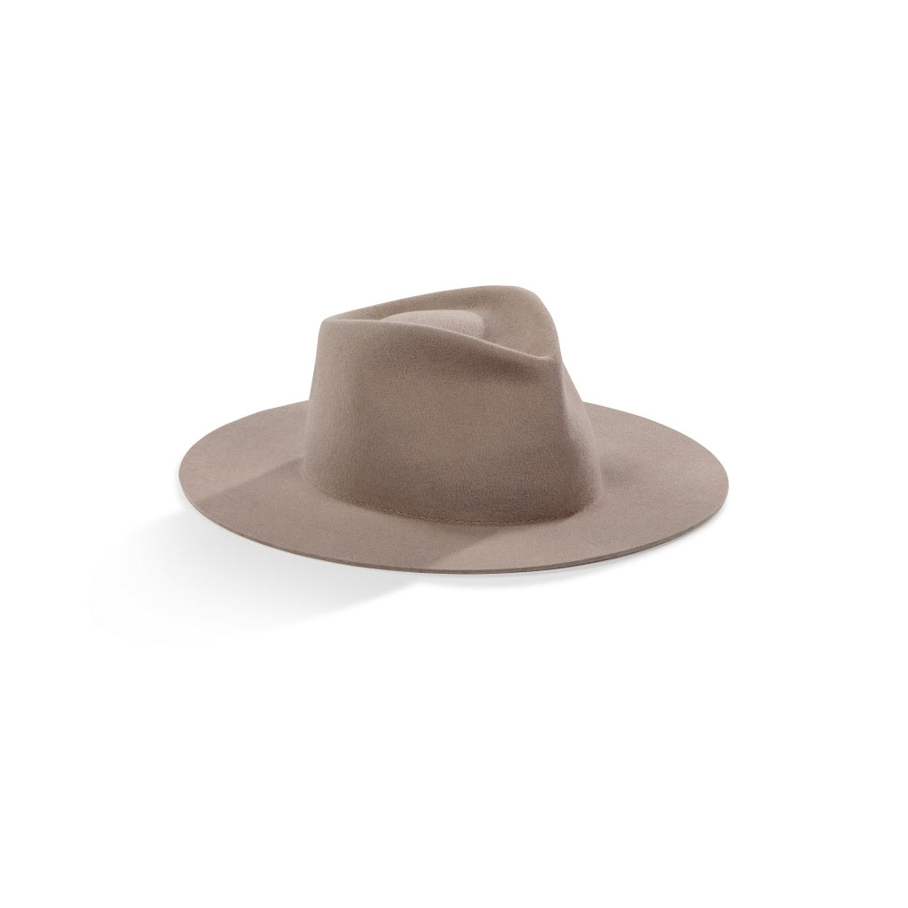 The Iconic Dizzle Desert. Beige fedora hat. Fedora Hat. Premium Quality Hat. Neutral hats. Timeless hat. Premium quality hats. Neutral hats. Beige hat.