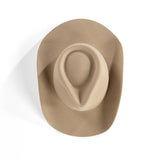 Load image into Gallery viewer, The Rodeo Smooth Shadow Cowboy hat. The Rodeo Smooth Shadow Fedora hat. Fedora hat styles. Wool Hat Styles. Cowboy hat style. Trendy Hats. Cowboy Hats 2024. Hoed Amsterdam. Hoedenwinkel Amsterdam. Hats in Amsterdam. Unique Hats. Cowboy Hats. Fedora with Western Vibes.