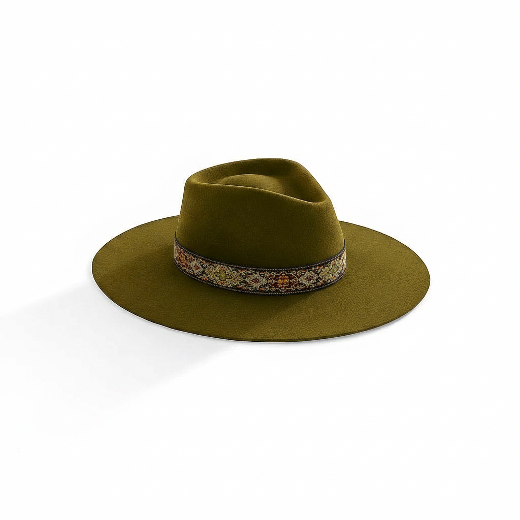 The Iconic Green Forest - Fedora Hat – Old Habits Die Hard