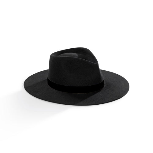 Elegant Black Hat with Pearl Detail 100%wool self tie black strap new Hats in the Belfry John Bull Theater-Quality Mens100% Wool  main image 4